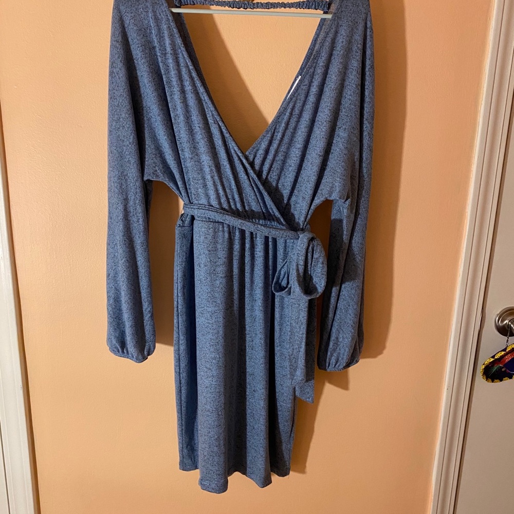 Winter wrap dress NWOT - Picture 2 of 3